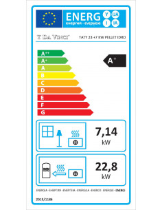 Hidro peć na pelet, snage  23 + 7 kw 2