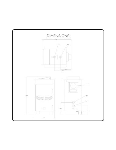 Kotao na drva, snage 55 kW