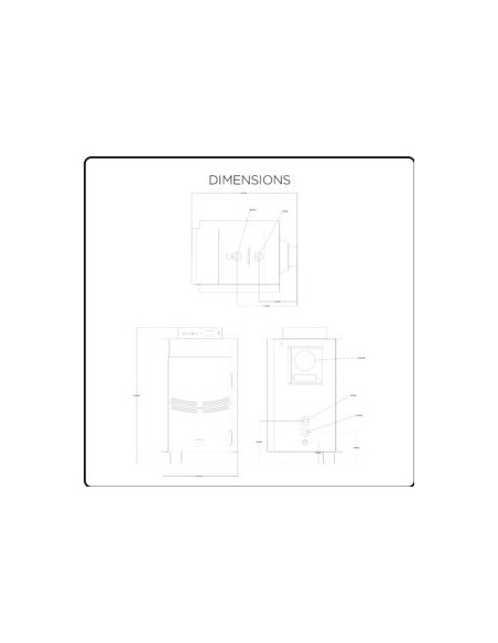 Kotao na drva, snage 55 kW