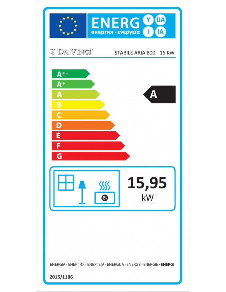 "Ventilisani umetak za kamin na drva, snage 16 kW.