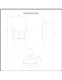Ventilisani umetak za kamin na drva, snage 15 kW 2