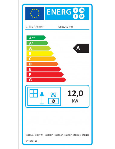 Sporet na drva sa rernom 12 kW