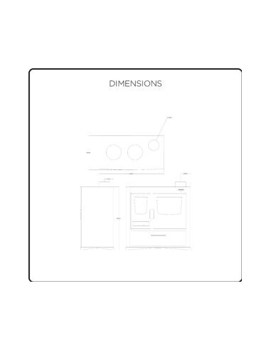 Sporet na drva, snage  11 kw